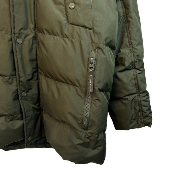 Andrew Marc New York Men's Gattaca Down Parka Coat, OD Green, Large - Picture 8 of 16